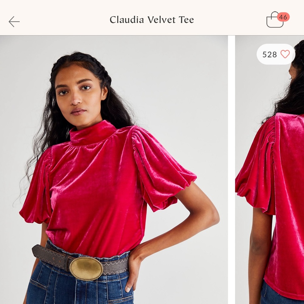 ISO Claudia Velvet Tee